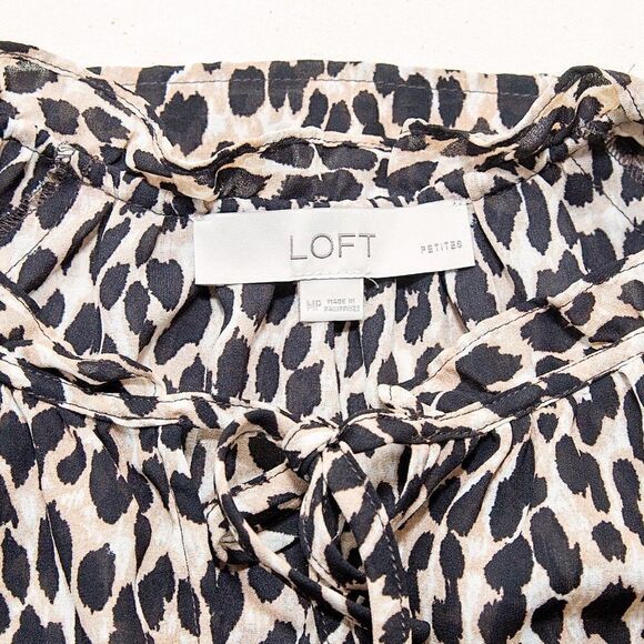 LOFT Cheetah Print Top  - Picture 4 of 7